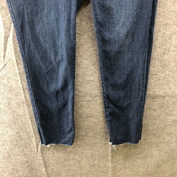 J. Jill Authentic Fit Slim Ankle Jeans Women 4 Blue Dark Wash Denim Cotton Blend - Picture 11 of 11